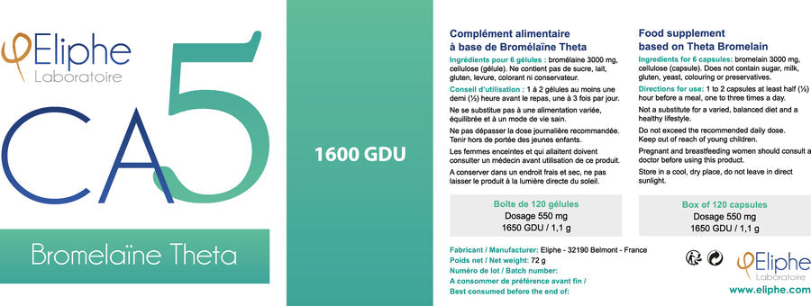 Eliphe CA5 Bromélaïne Tetha