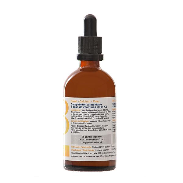 Eliphe CA3 Vitamines D3 + K2 liposomale 100 ml