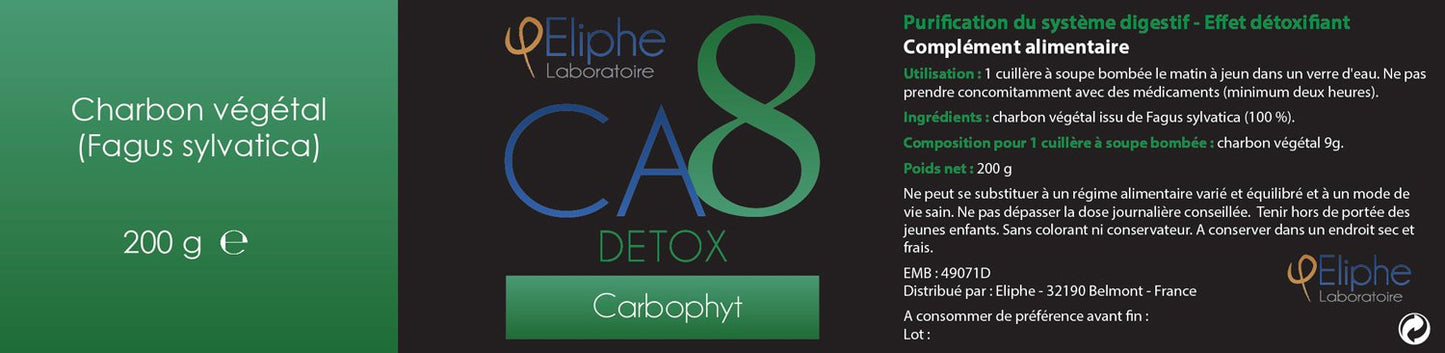 Carbophyt Eliphe CA8 Détox
